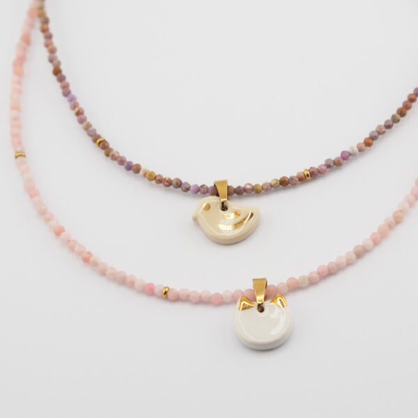 Collar/Gargantilla Rayo de Piedra Jaspe 8 PB125230