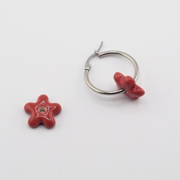 pendientes primavera aro plateado